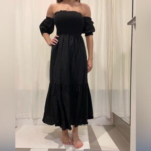 Intermix Label Smocked Dress